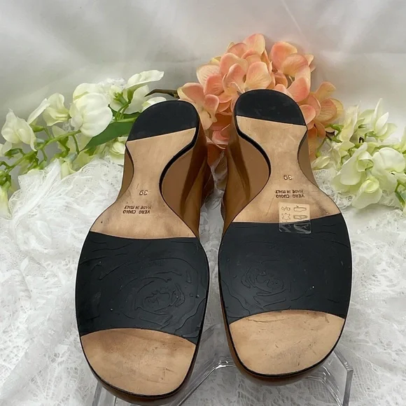 Taryn Rose Women’s Tan Italian Leather Loafers Sz8 Shoes #0212 - Picture 8 of 11